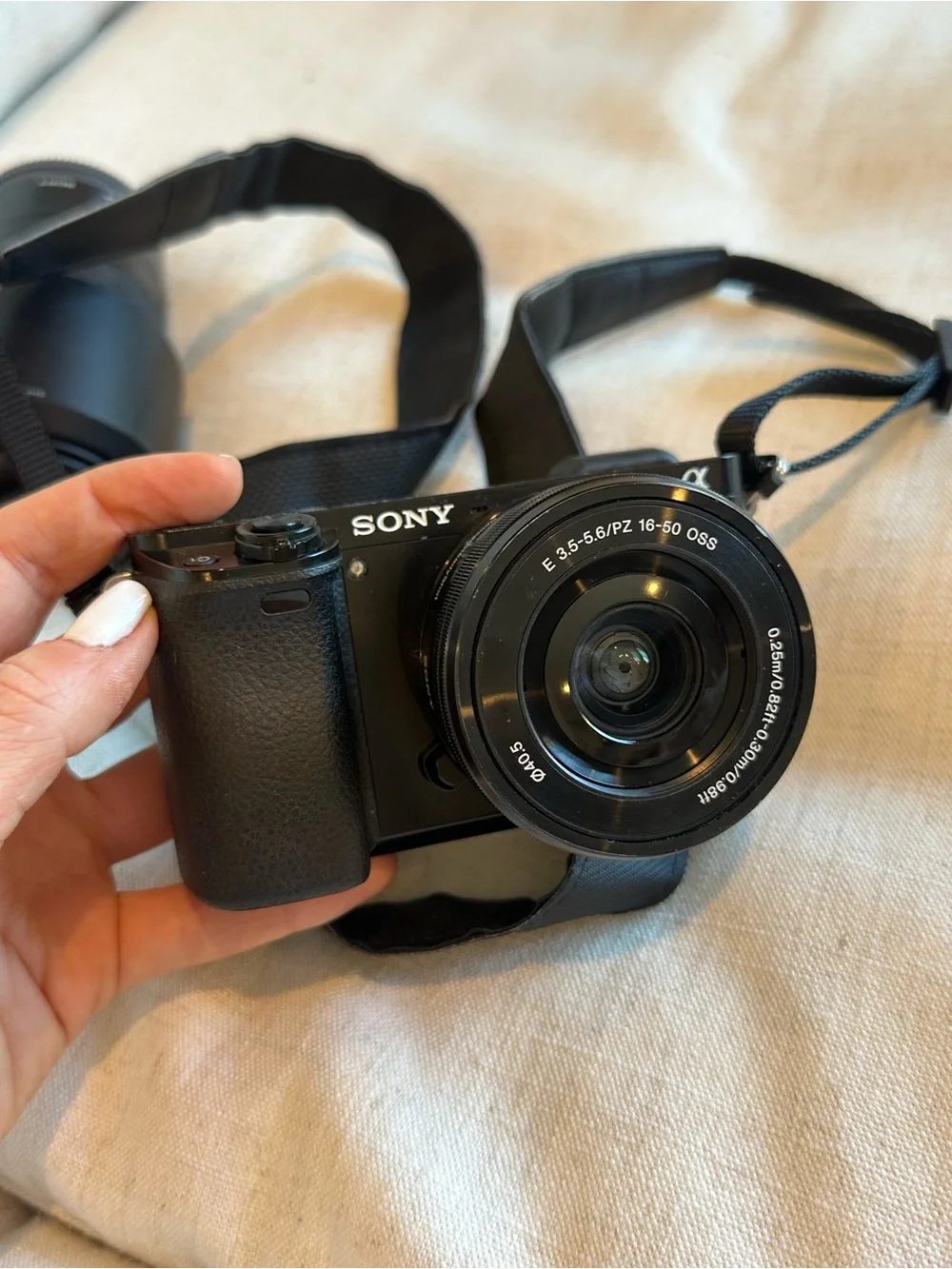Sony a6000 Camera with Two Lenses